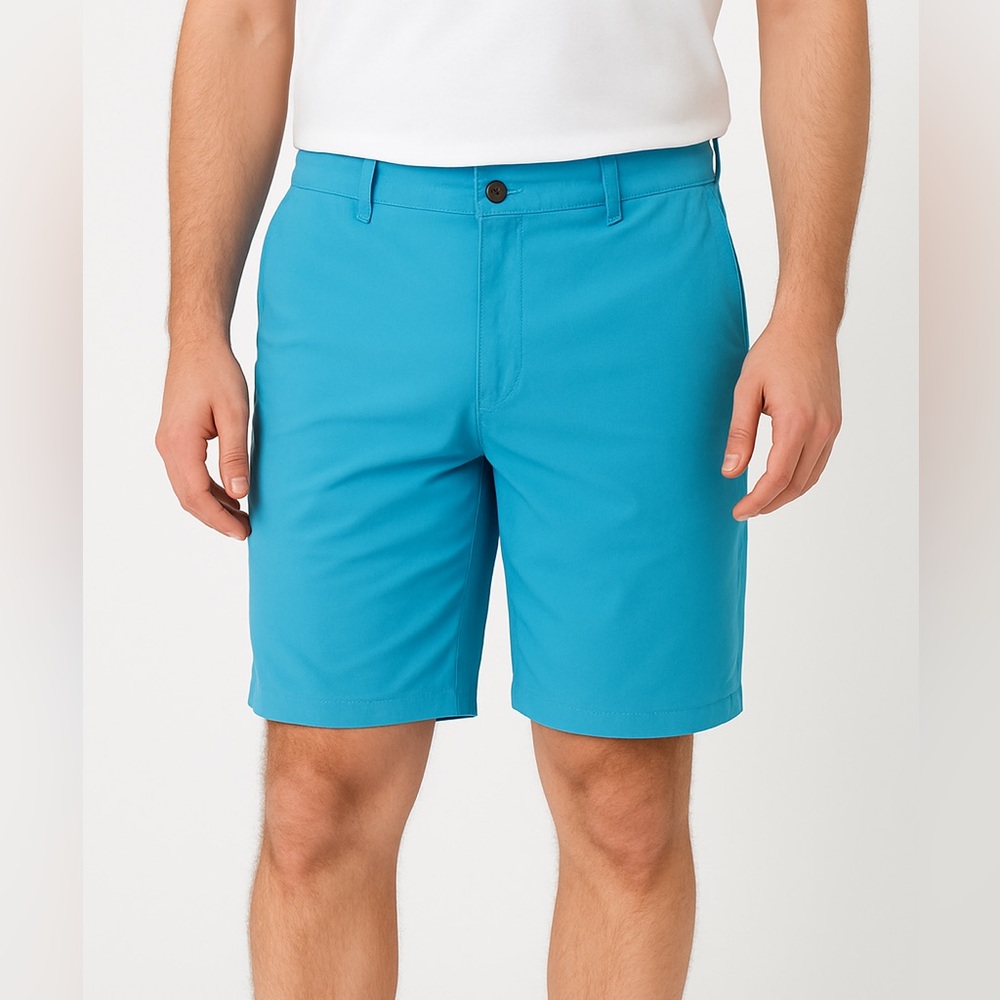 NWT Adidas Ultimate 365 Stretch Golf Shorts, Solid Sky Rush Blue. Weist size: 38